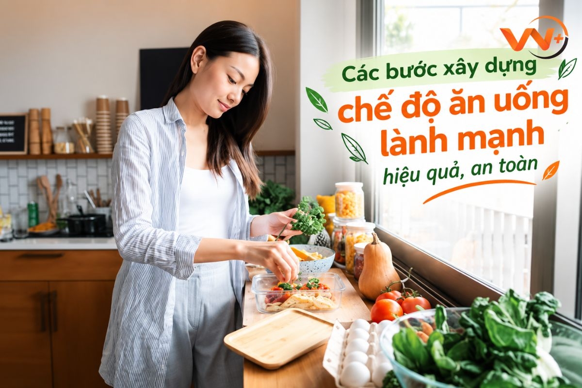 Các bước xây dựng chế độ ăn uống lành mạnh hiệu quả, an toàn