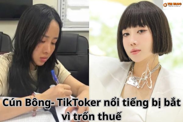 Cún Bông- TikToker nổi tiếng bị bắt vì trốn thuế
