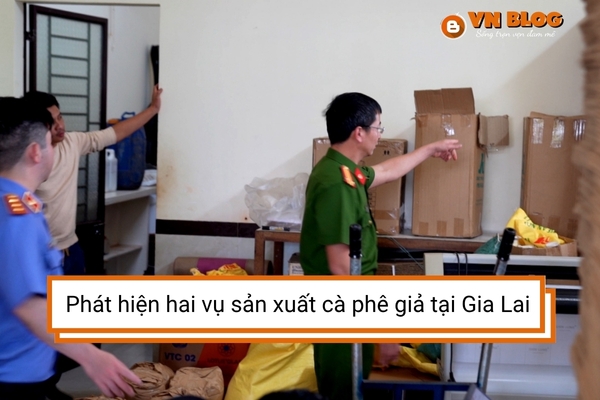Gia Lai: Triệt phá nhiều cơ sở sản xuất cà phê giả