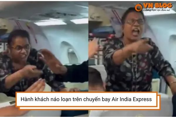 Hành khách náo loạn trên chuyến bay Air India Express