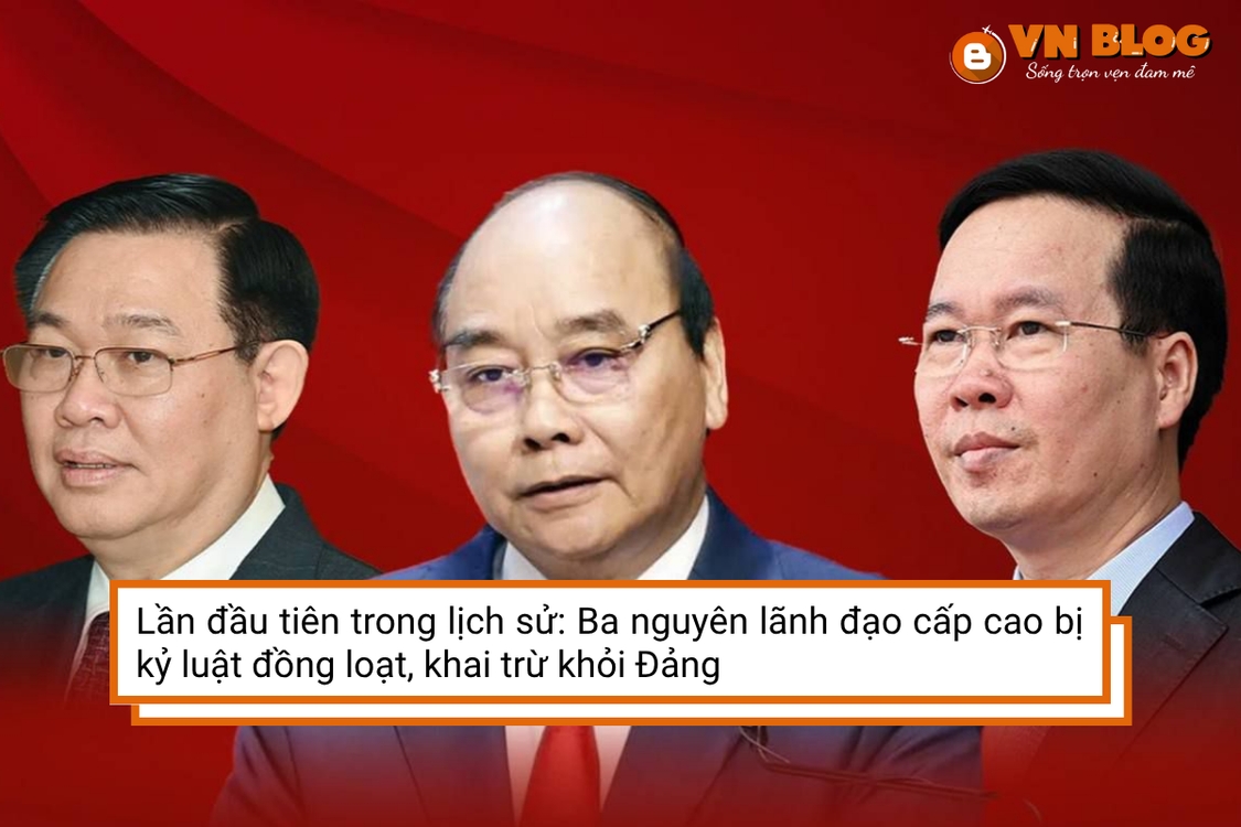 Lần đầu tiên trong lịch sử: Ba nguyên lãnh đạo cấp cao bị kỷ luật đồng loạt