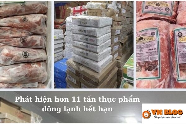 Phát hiện hơn 11 tấn thực phẩm đông lạnh hết hạn, không rõ nguồn gốc tại Bình Dương