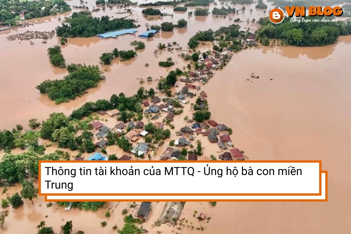 Thông tin tài khoản của MTTQ - Ủng hộ bà con miền Trung