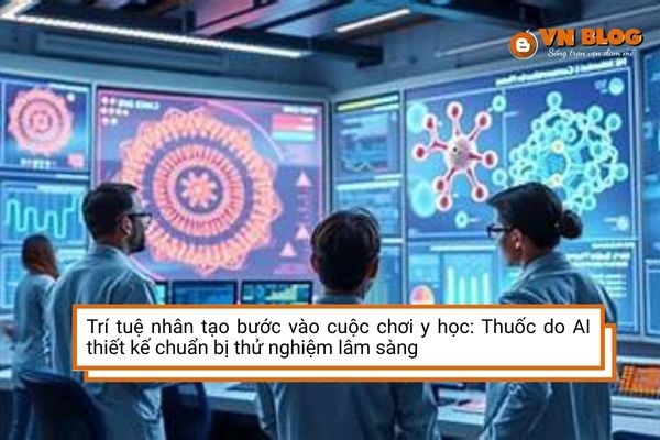 Trí tuệ nhân tạo bước vào cuộc chơi y học: Thuốc do AI thiết kế chuẩn bị thử nghiệm lâm sàng