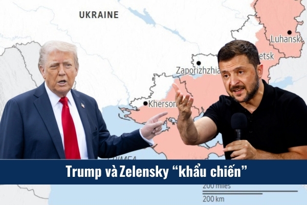 Trump – Zelensky căng thẳng về Crimea: Tưởng sắp “cãi nhau”