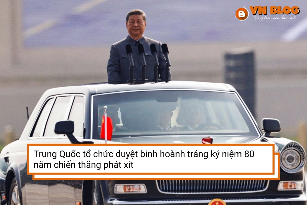 Trung Quốc tổ chức duyệt binh hoành tráng kỷ niệm 80 năm chiến thắng phát xít