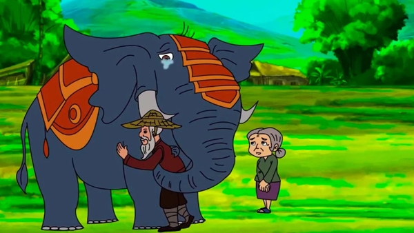 Truyện cổ tích Con voi với người quản tượng già