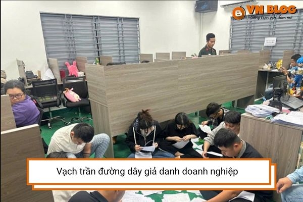Vạch trần đường dây giả danh doanh nghiệp