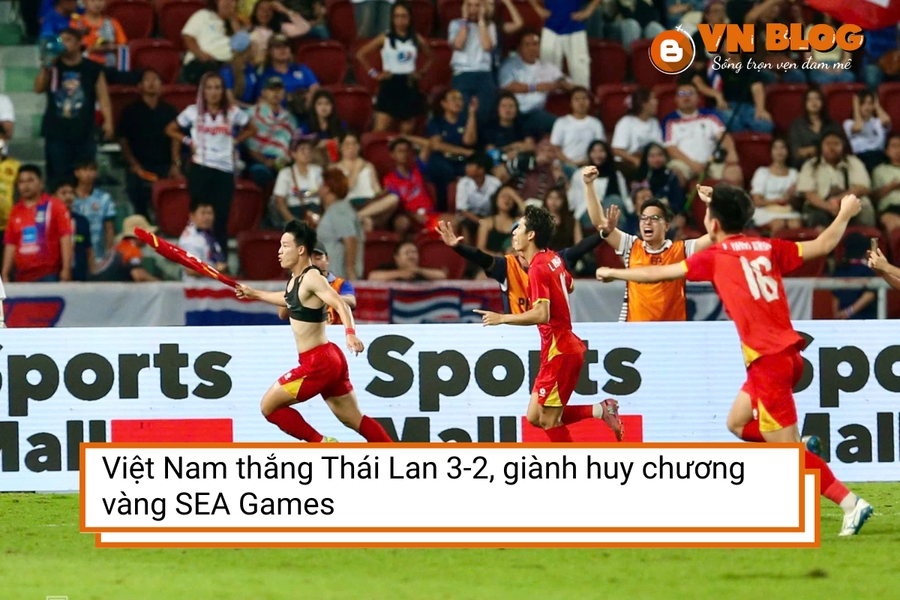 Việt Nam thắng Thái Lan 3-2, giành huy chương vàng SEA Games