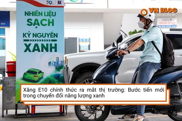 Xăng E10 chính thức ra mắt thị trường: Bước tiến mới trong chuyển đổi năng lượng xanh
