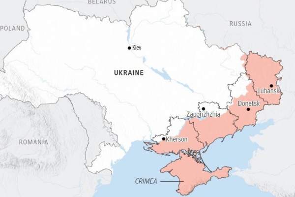 Bản đồ bán đảo Crimea