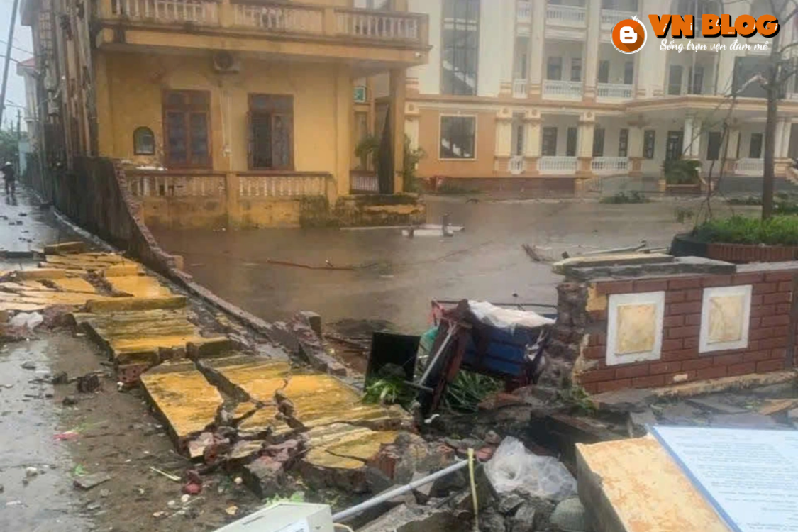 Bão Bualoi vào Ninh Bình khiến 7 người thiệt mạng