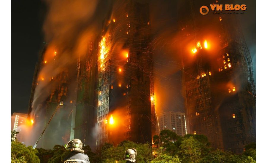 Hong Kong để tang 3 ngày sau thảm họa cháy chung cư