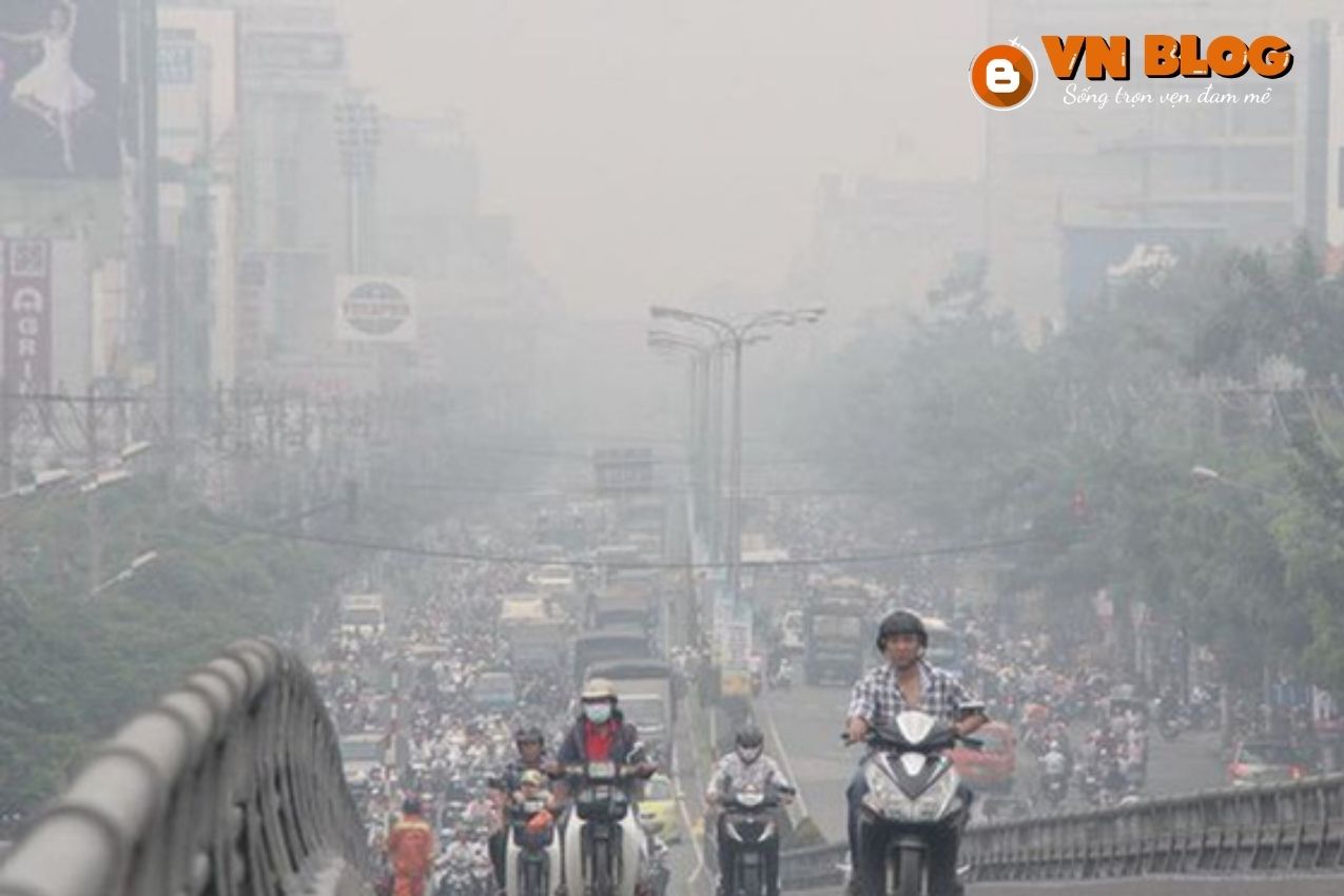 Ô nhiễm không khí làm giảm tầm nhìn của người tham gia giao thông